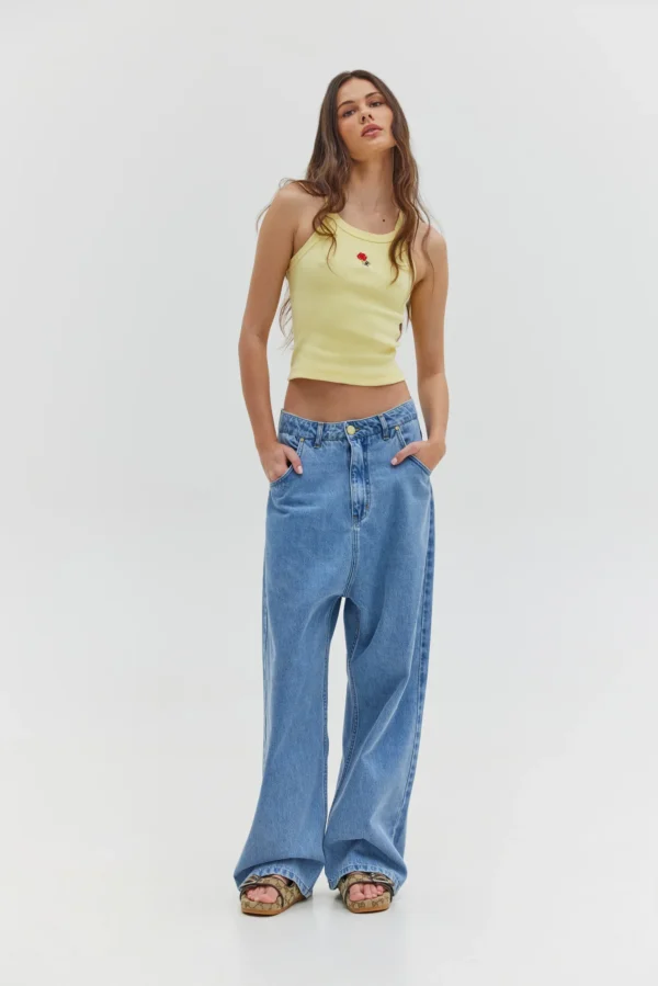 Piera Top (Banana yellow)/Hemithea top - Image 3