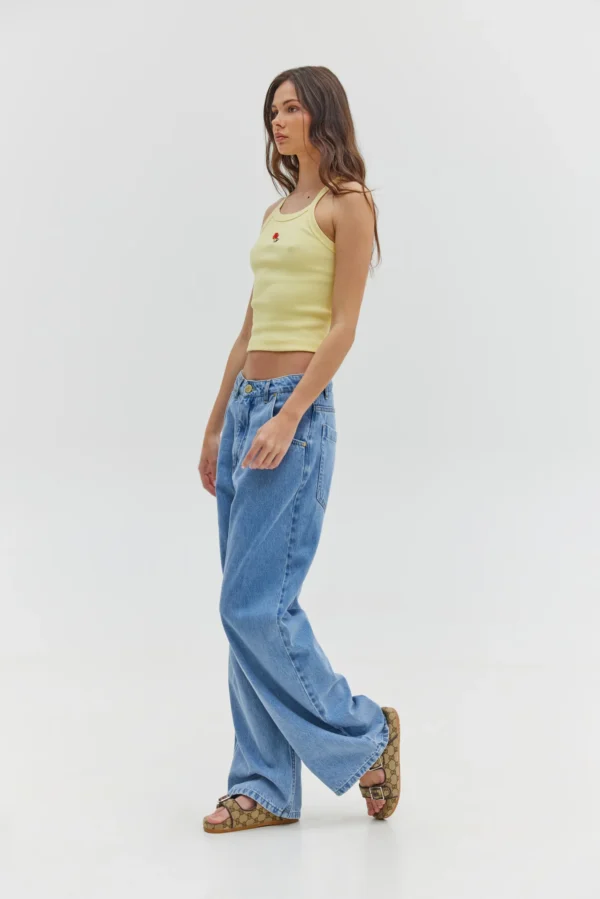 Piera Top (Banana yellow)/Hemithea top - Image 4
