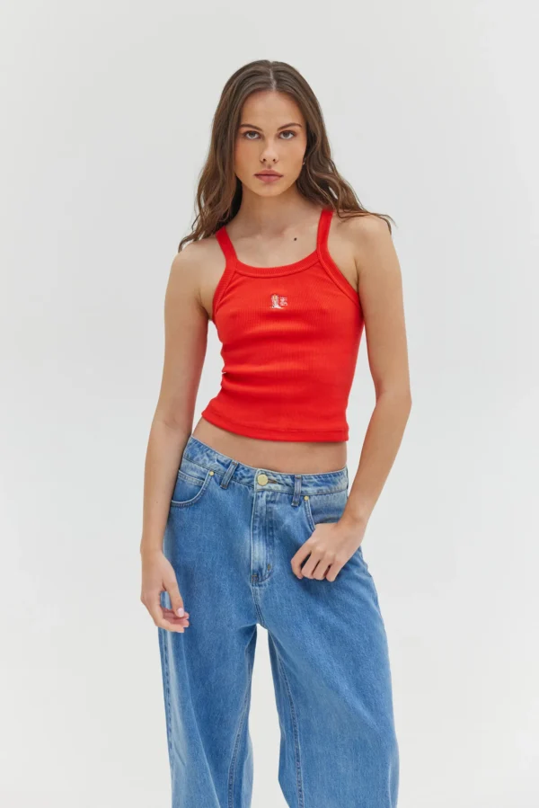 Piera Top (Watermelon red)/Hemithea top - Image 2