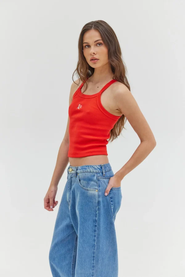 Piera Top (Watermelon red)/Hemithea top - Image 3