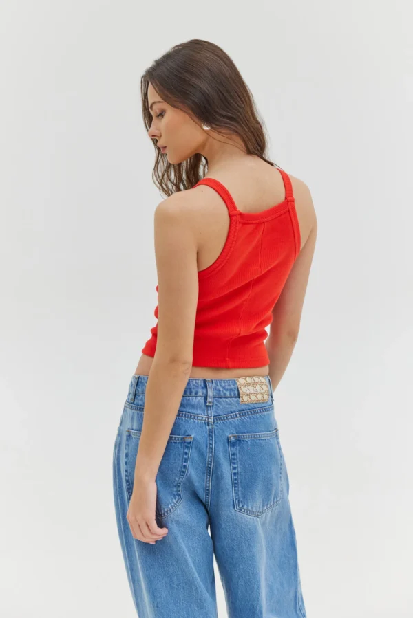 Piera Top (Watermelon red)/Hemithea top - Image 4