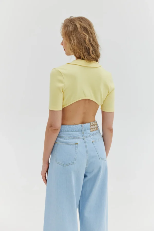 Rocio Top (Banana yellow)/Hemithea top - Image 4