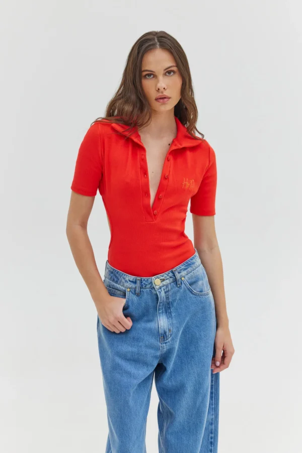 Rocio Top (Watermelon red)/Hemithea top - Image 3