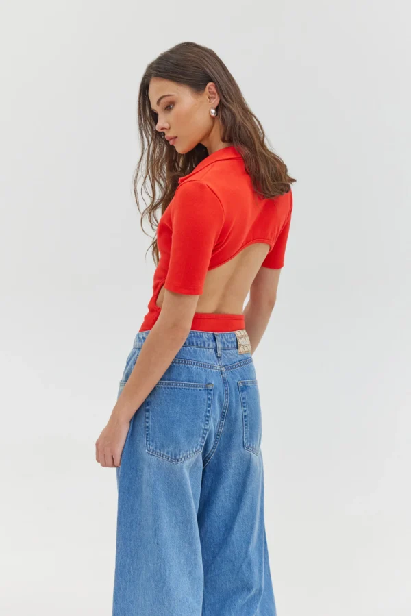 Rocio Top (Watermelon red)/Hemithea top - Image 4