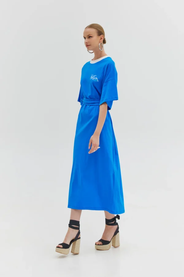 Bronx dress (Capri Blue)/Hemithea φόρεμα - Image 3