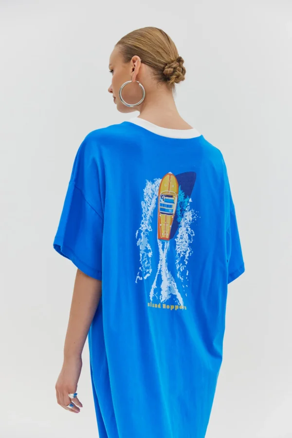 Bronx dress (Capri Blue)/Hemithea φόρεμα - Image 4