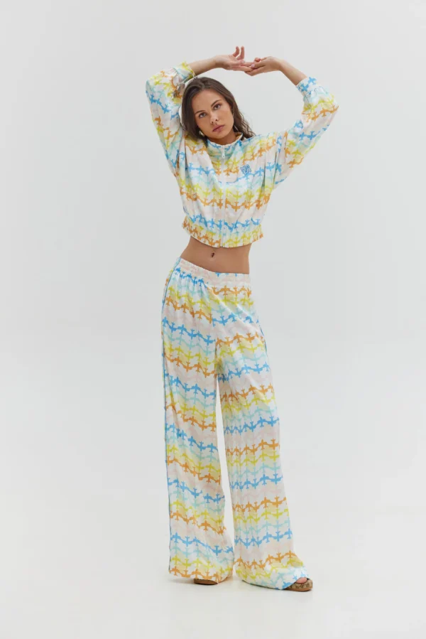 Peacock Pants (White)/Hemithea παντελόνι - Image 3