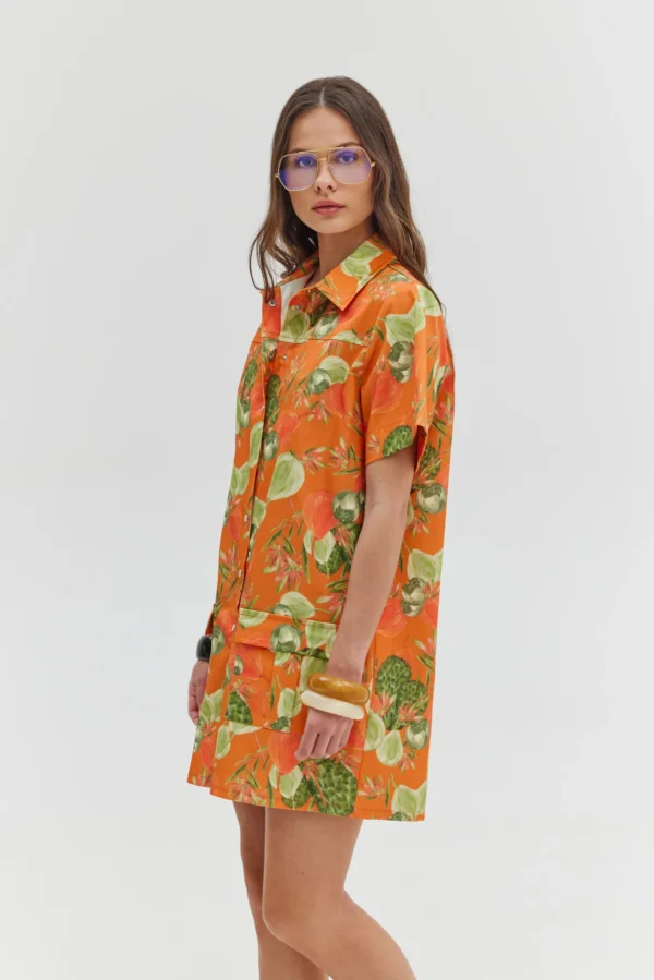 Safari Jumpsuit (Orange)/Hemithea κοντή φόρμα - Image 2