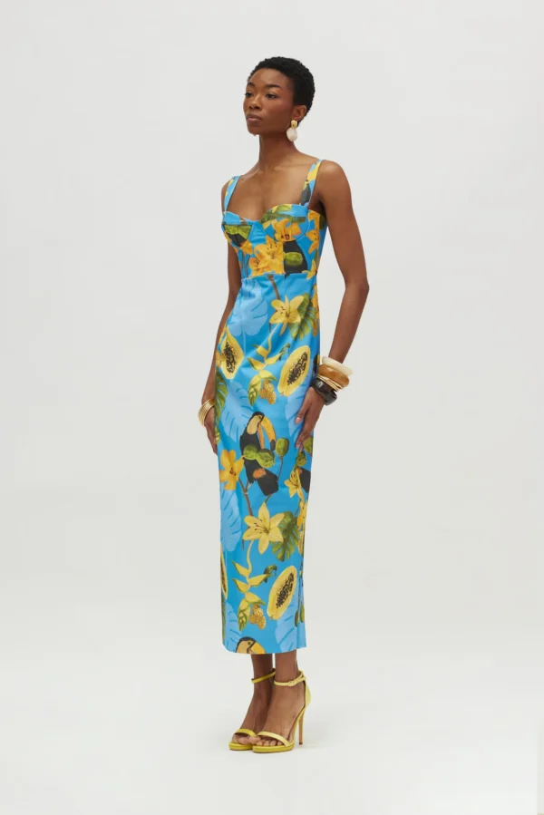 Merliah Dress (Capri blue)/Hemithea φόρεμα - Image 3