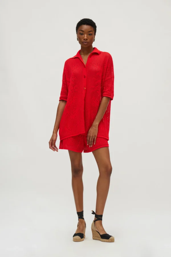 Phuket Shirt (Red)/Hemithea πουκάμισο - Image 2