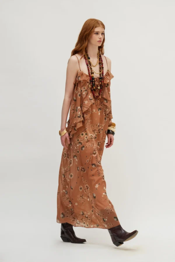 Rose Dress (Milk Chocolate)/Hemithea φόρεμα - Image 4