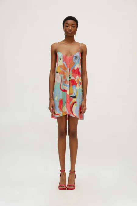 Simona Dress (Watermelon red)/Hemithea φόρεμα