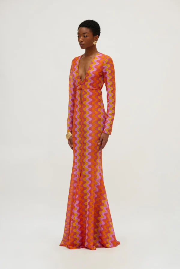 Juanita Dress (Orange)/Hemithea φόρεμα - Image 3