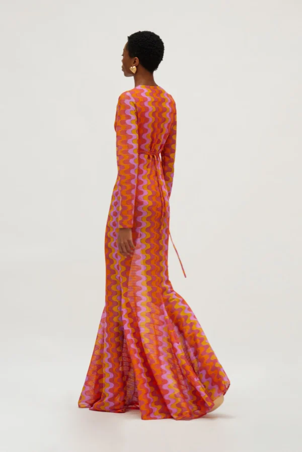 Juanita Dress (Orange)/Hemithea φόρεμα - Image 4