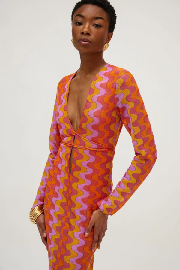 Juanita Dress (Orange)/Hemithea φόρεμα - Image 5