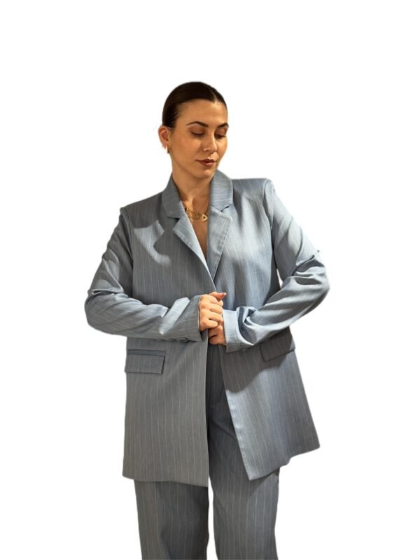 Oliana blazer/New Age σακάκι μπλε ριγέ