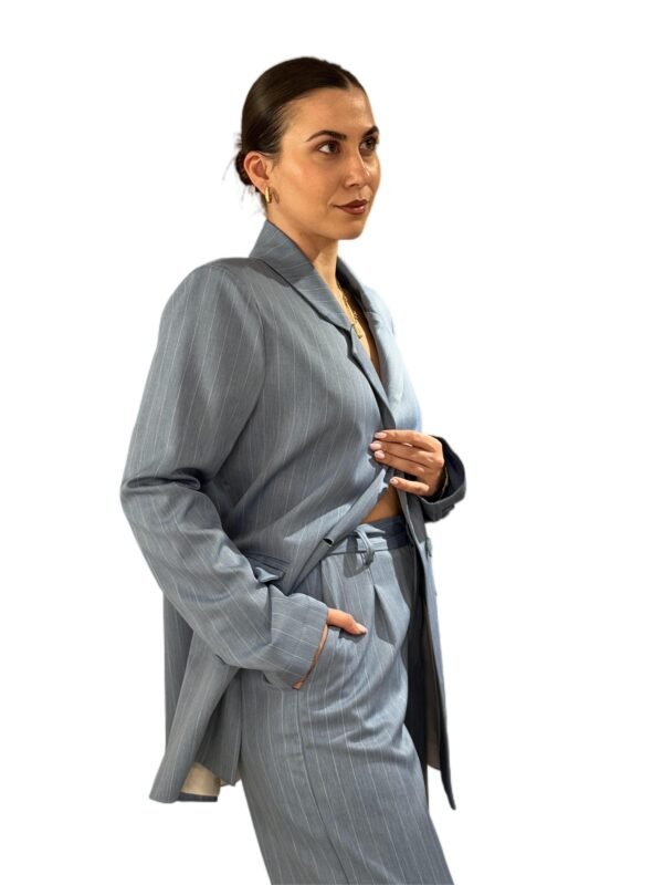 Oliana blazer/New Age σακάκι μπλε ριγέ - Image 4