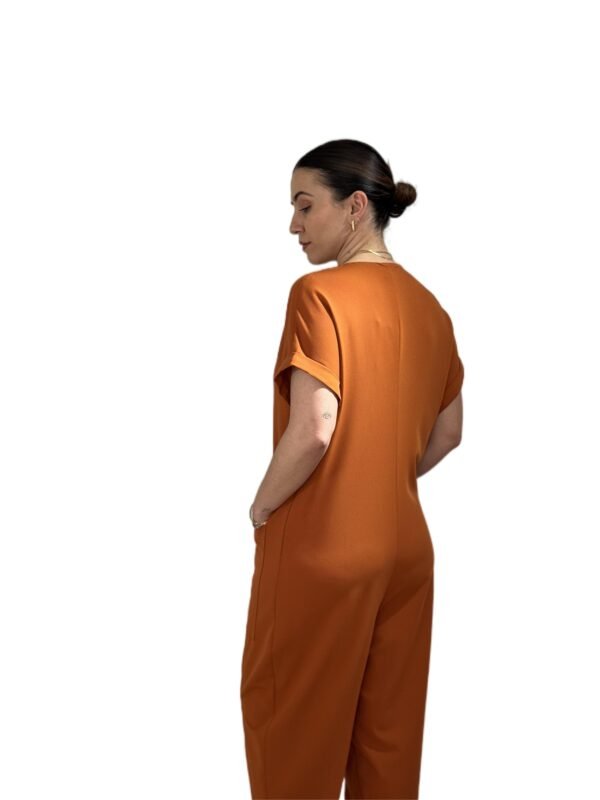 Jumpsuit Lio/New Age oλόσωμη φόρμα καμένο πορτοκαλί - Image 3