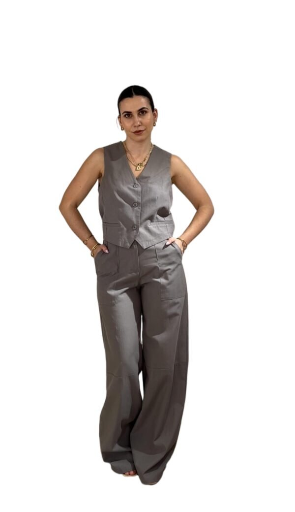 Buono pants/New Age παντελόνι γκρι - Image 2