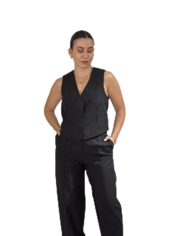 Kim pants/New Age παντελόνι μαύρο - Image 3