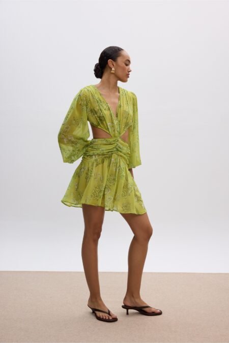 Sunny Lime Mini Cut-Out Dress/ Ciel φόρεμα