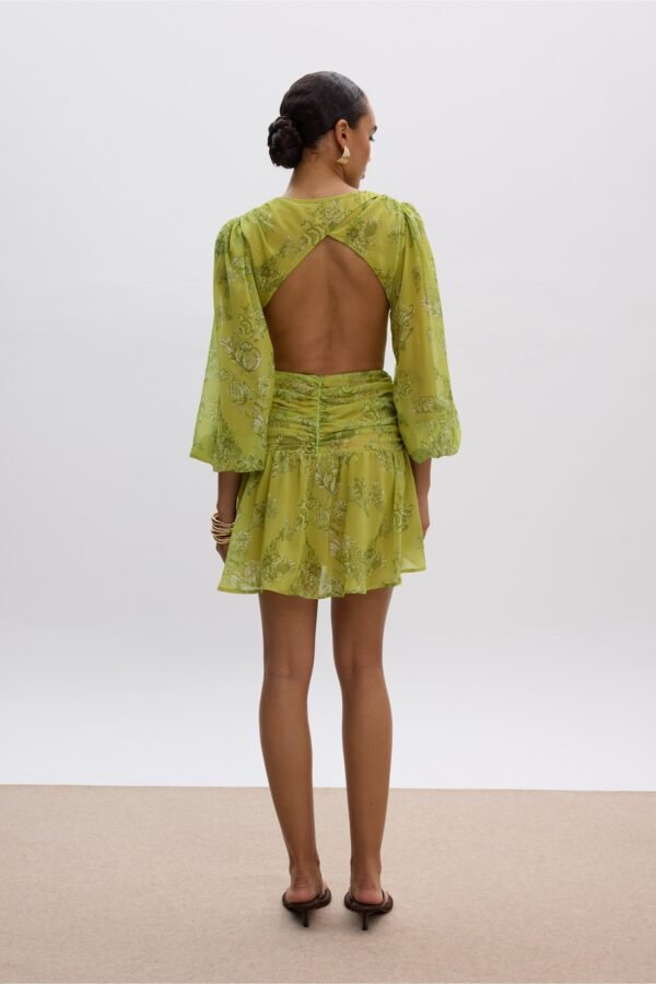 Sunny Lime Mini Cut-Out Dress/ Ciel φόρεμα - Image 3