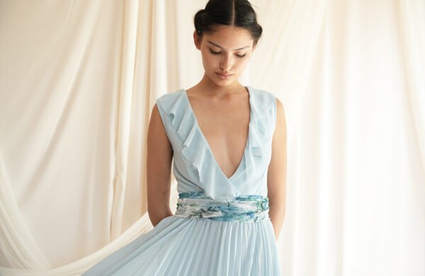 lou dress in light blue/Madame Shoushou φόρεμα - Image 3
