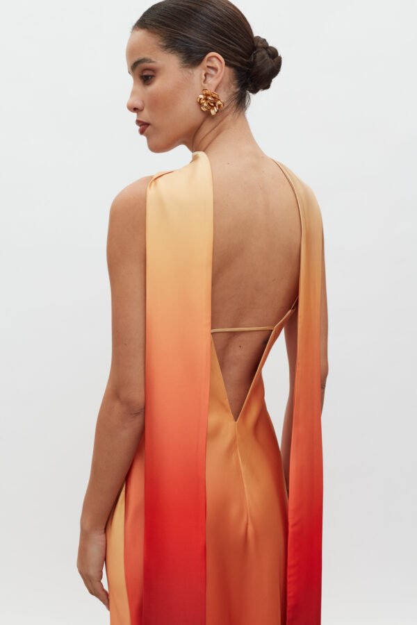 Calista dress ompre beige terracotta/ mix match φόρεμα - Image 2