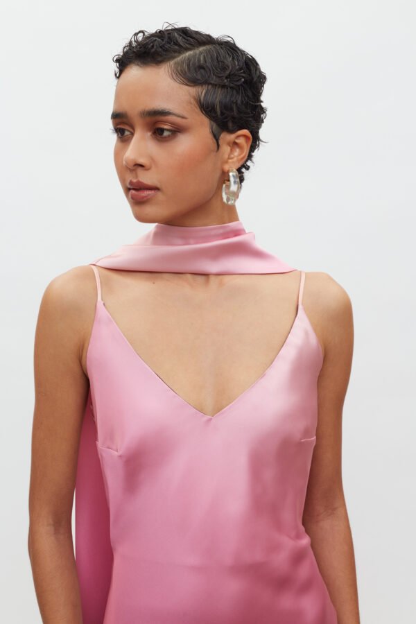 Calista dress ompre pink cherrt/ mix match φόρεμα - Image 4