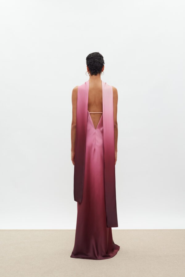 Calista dress ompre pink cherrt/ mix match φόρεμα - Image 3