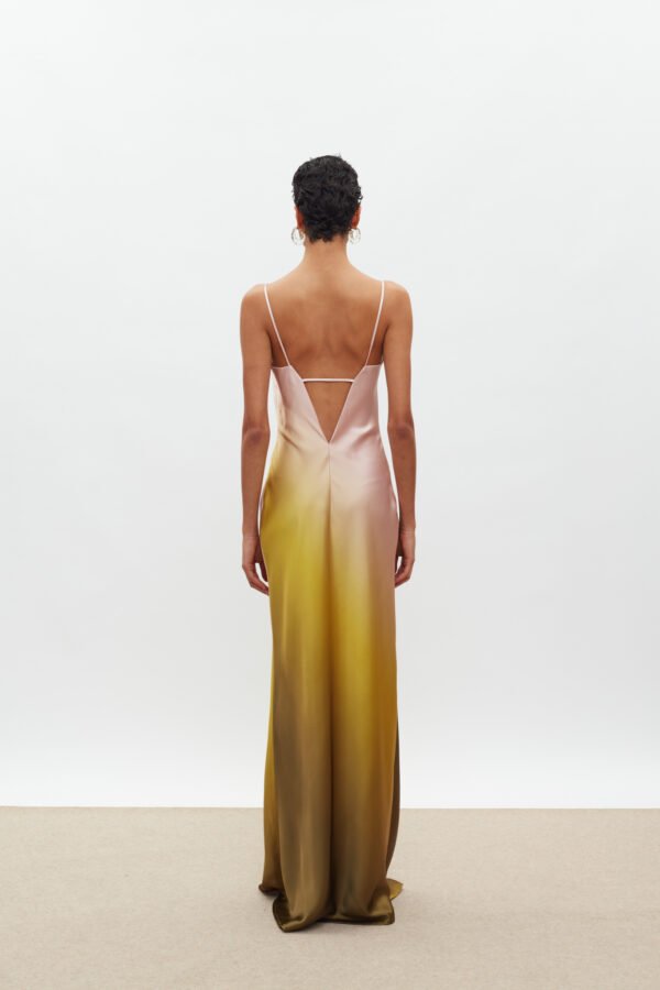 Calista dress ompre olive pink / mix match φόρεμα - Image 2