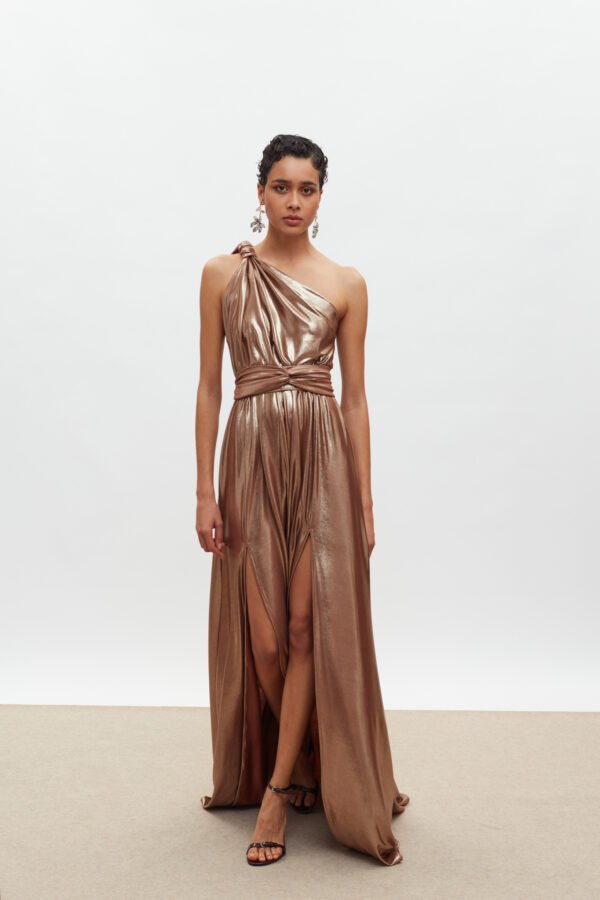 Margot dress metallic bronze /Mix match φόρεμα