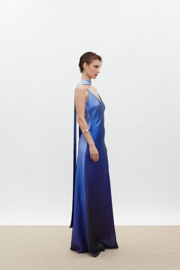Calista dress ompre indigo blue / mix match φόρεμα - Image 4