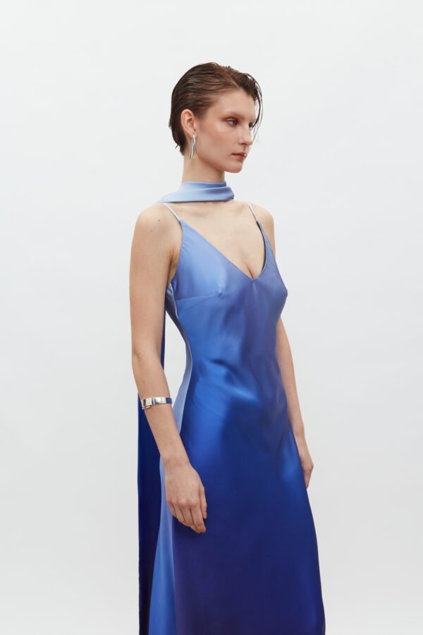 Calista dress ompre indigo blue / mix match φόρεμα - Image 3