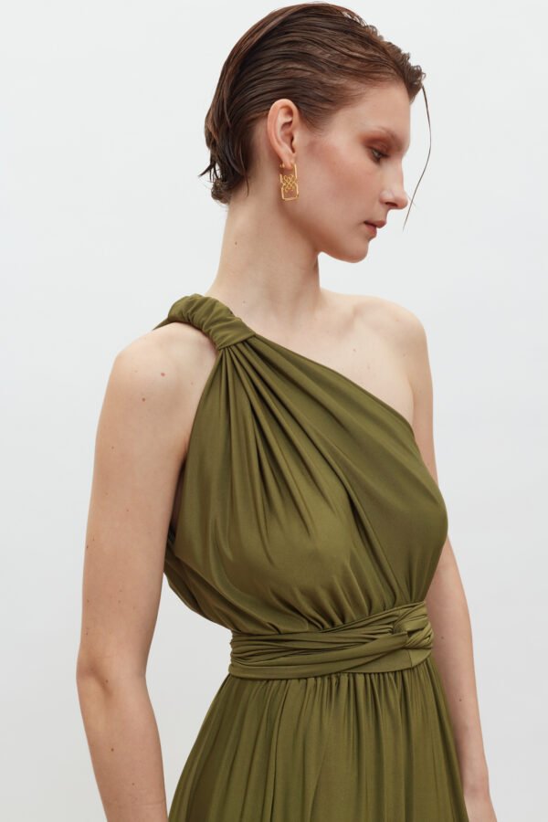 Margot dress olive / Mix & Match φόρεμα - Image 3