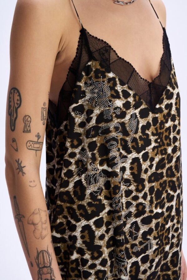 Leopard maxi slip dress/  C9 φορεμα - Image 4