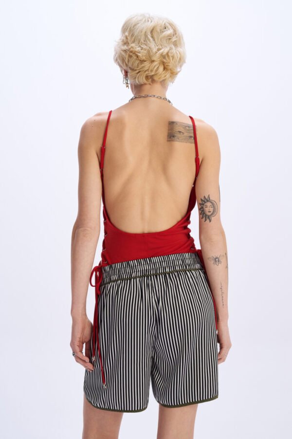 Black and white striped shorts/C9 σορτσ - Image 3