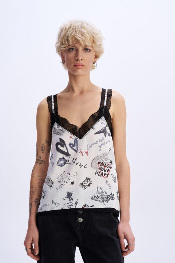 White Camisole /C9 μπλούζα