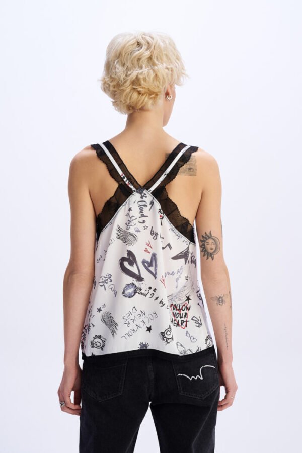 White Camisole /C9 μπλούζα - Image 3