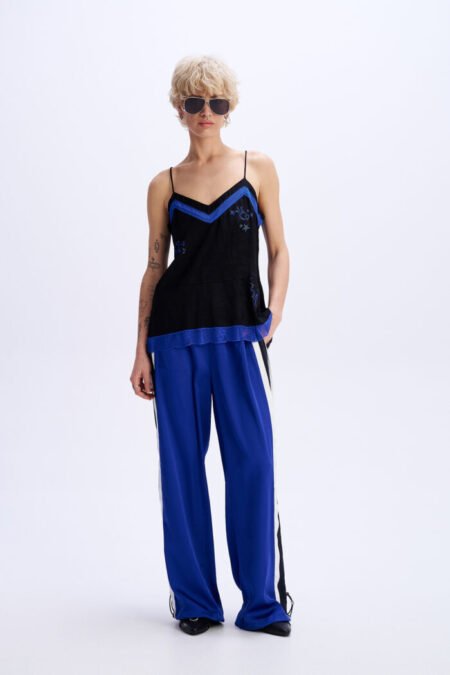 Black Silky Camisole /C9 μπλούζα
