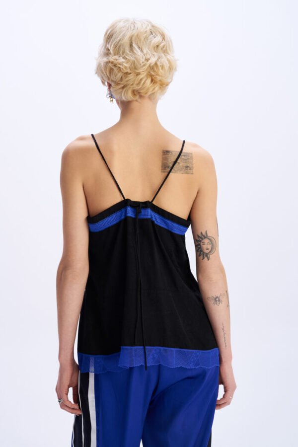 Black Silky Camisole /C9 μπλούζα - Image 5