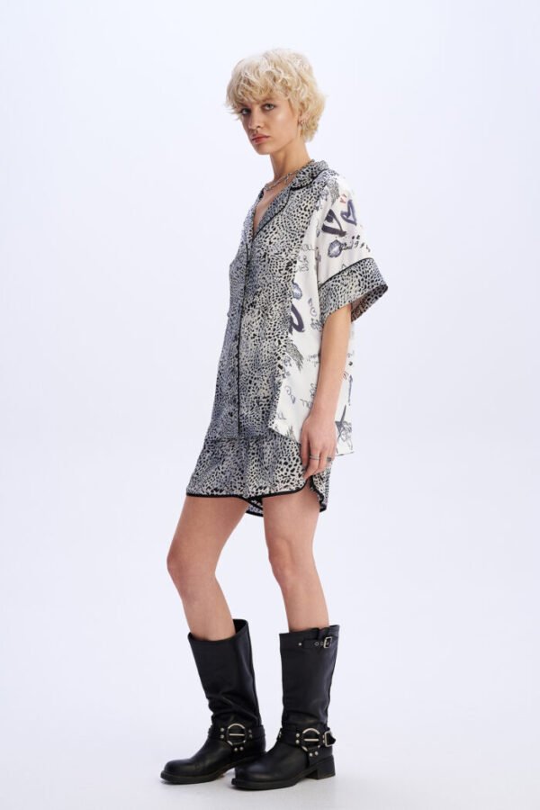 White short sleeve shirt/ C9 πουκάμισο - Image 4