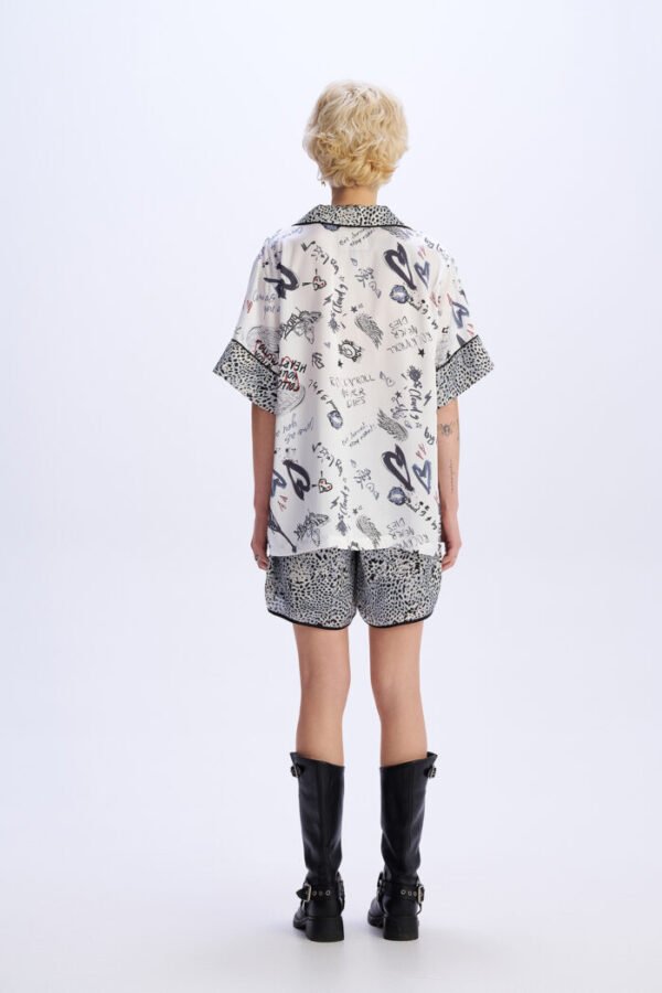 White short sleeve shirt/ C9 πουκάμισο - Image 3