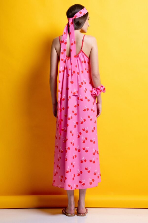 Alma midi dress (pink cherry)/Mamoush φόρεμα - Image 3