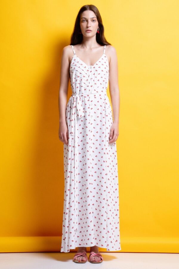 Calliope maxi dress (white cherry)/Mamoush φόρεμα - Image 4