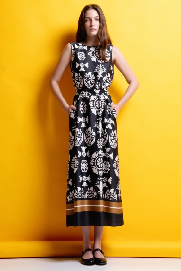 Renny midi dress black /Mamoush φόρεμα