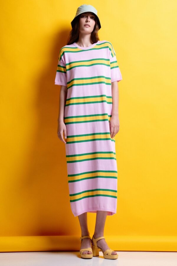 Bella dress pink /Mamoush φόρεμα - Image 2