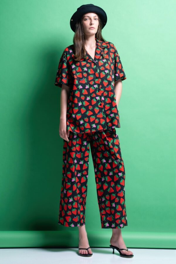 Poppy shirt (cherry)/Mamoush πουκάμισο - Image 2
