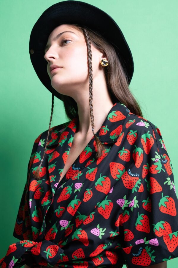 Poppy shirt (cherry)/Mamoush πουκάμισο