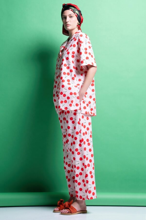 Poppy shirt (strawberries)/Mamoush πουκάμισο - Image 3
